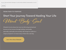 Tablet Screenshot of elizabethcorreia.com